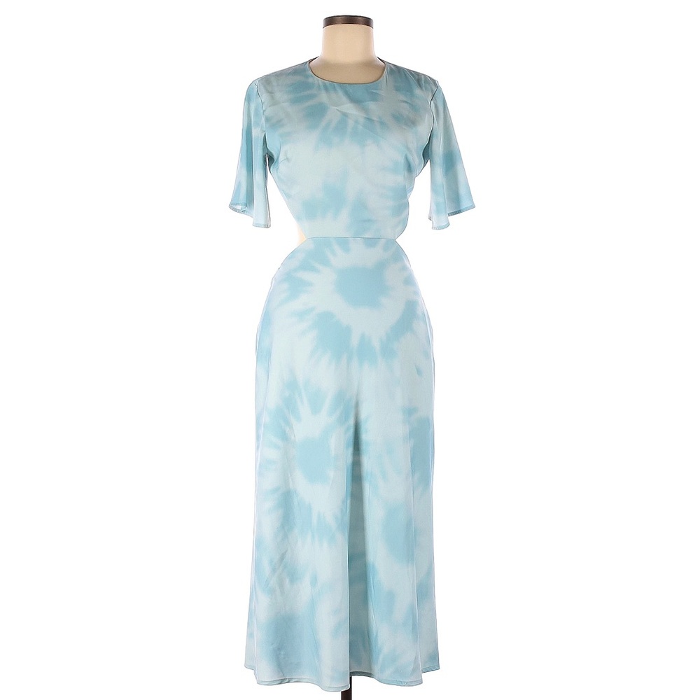 Third Form tie dye cut out dress